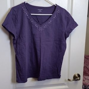 St John's Bay, Beautiful purple Tshirt